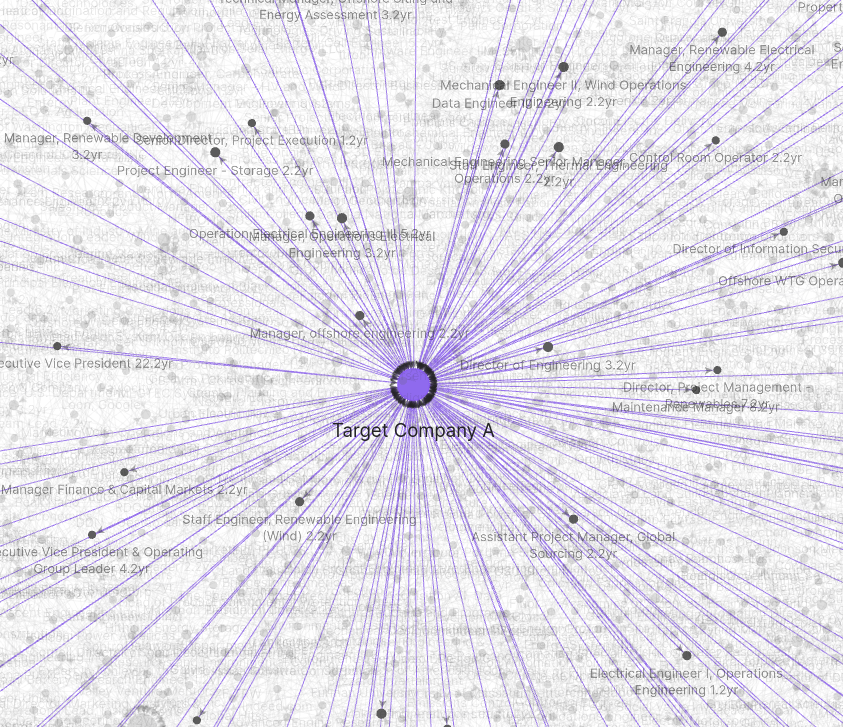 Venn diagram showing qualitative research lead qualifications for Publicis Health consulting
